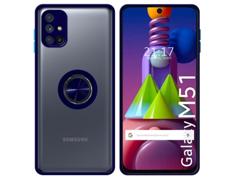 Carcasa Samsung Galaxy M51 TUMUNDOSMARTPHONE Anillo Azul