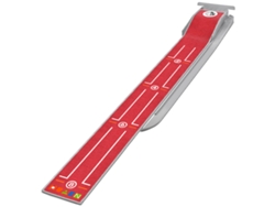 Mini tapete de putting, equipo portátil para practicar golf en interiores y exteriores, rojo, Digitallab