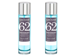 Set de 2 perfume de hombre nº62 150ml CARAVAN