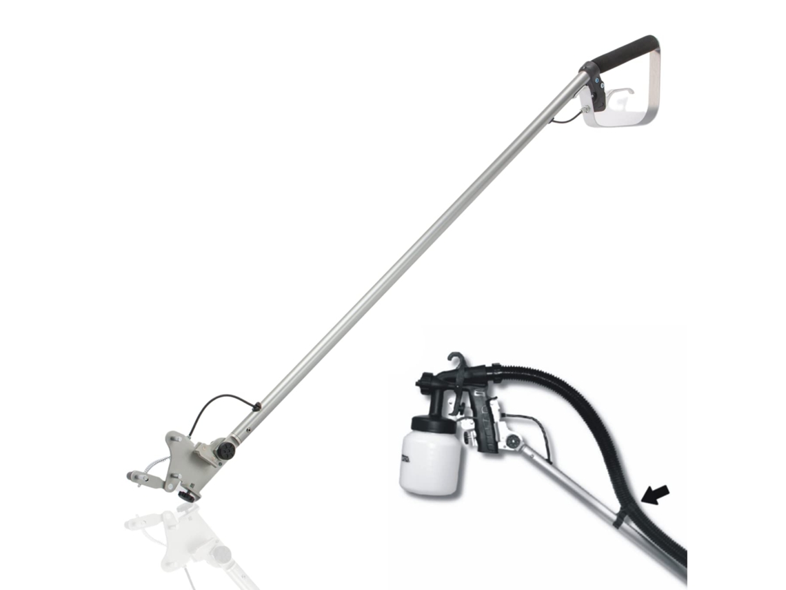Palo extensible para , Accesorio para pistola profesional, Para pintar techos y zonas de difícil acceso TOTAL PAINTER