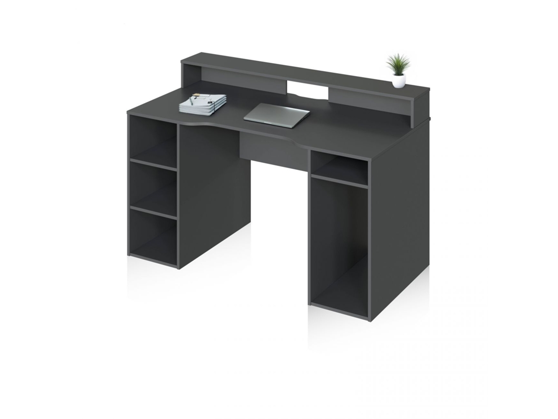 Mesa de escritorio Galax Antracita 136 x 88 x 67 cm