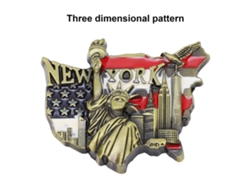 3 Imanes Decorativos Tridimensionales De Nueva York Para Nevera, Ideales Para El Hogar Y La Oficina.