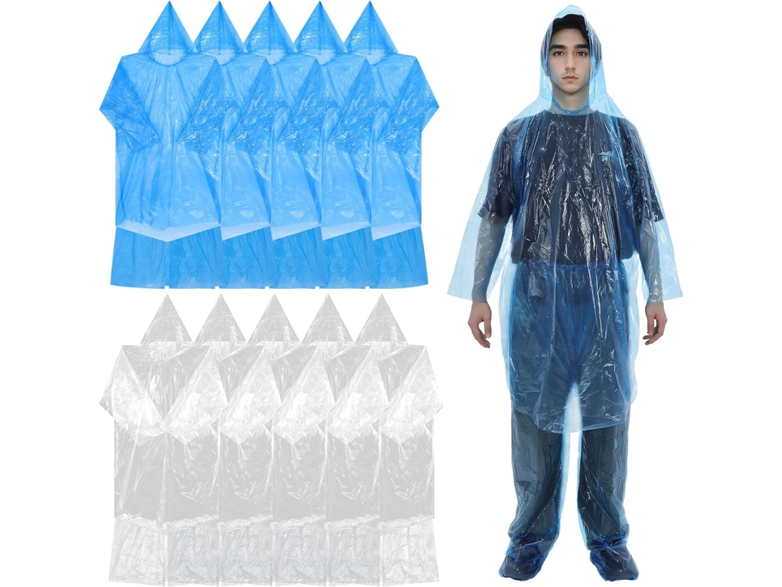 Poncho Transparente Transpirable, Poncho Impermeable Para Adultos