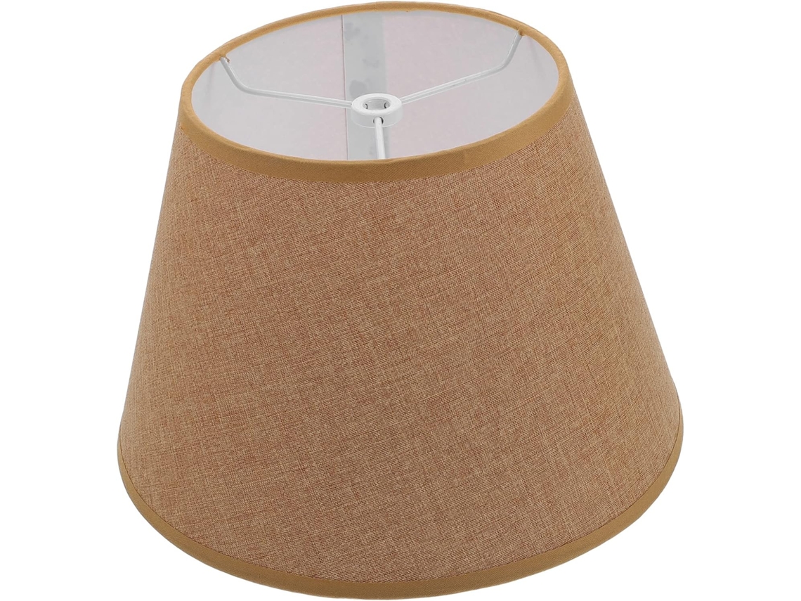 Lámpara De Mesa Elegante Y Ligera De Tela