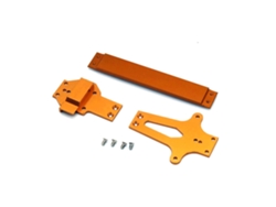 Placa de suelo metálica mejorada para Wltoys 124016, 124017, 124018 y 124019, piezas de repuesto para coche RC 1/12