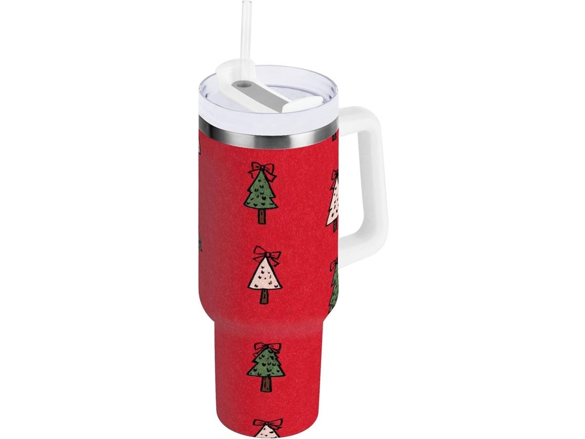 Árbol Navidad Vaso Botella Taza Acero Inoxidable - Vaso Térmico Portátil