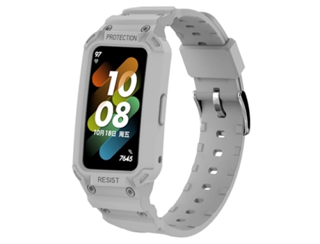 Correa TPU + PU ajustable para Honor Band 6/Huawei Band 6/7 - gris claro