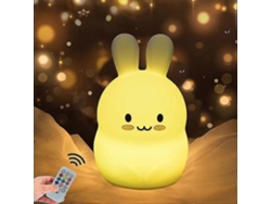 Luz nocturna infantil, lámpara de noche portátil de silicona con luz multicolor. Rosewell