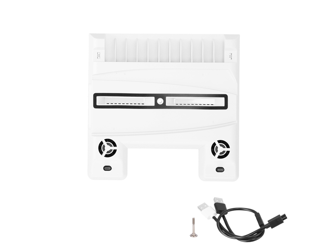 Base De Refrigeración Para Consola De Juegos Con Ventilador Y Soporte Para Discos Para Mando De Juegos De Ps5
