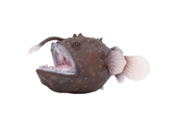 Ats-figura De Pez Angler Simulación Animal Marino Juguete Plástico Modelo De Pez Marino Para Colección Y Decoración De Escritorio