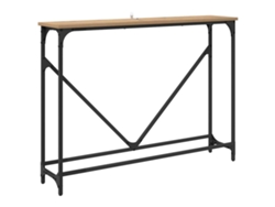 Maison Exclusive - Mesa Consola Manual Roble Artesanal 102 X 23 X 75 Cm