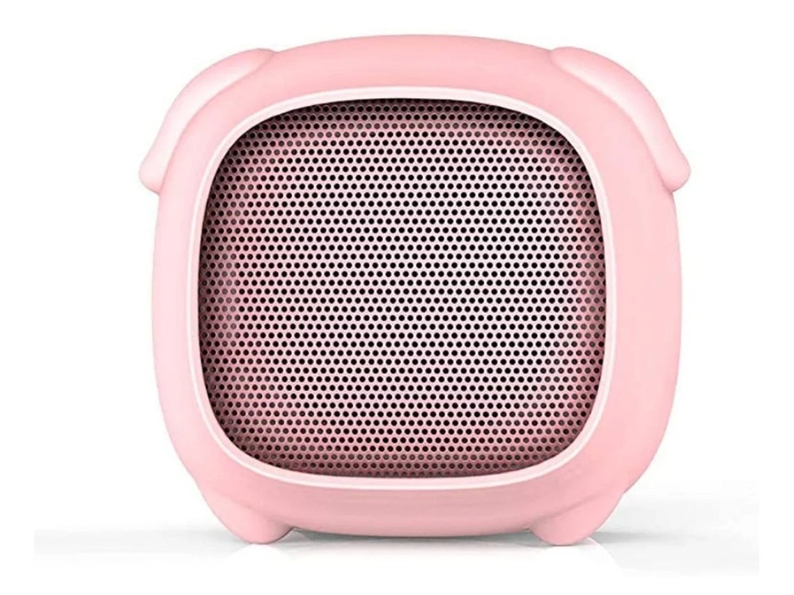 Altavoz Bluetooth inalámbrico portátil Yizhood Pink Pig para niños