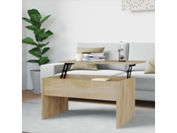 Mesa de Centro de Apoyo 80X50,5X41,5Cm Madera Procesada Roble Sonoma