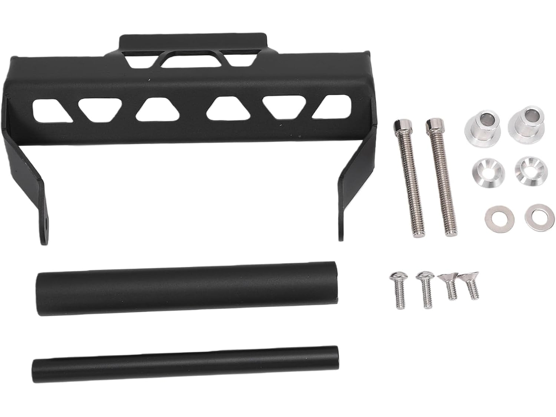 Soporte Para Teléfono Móvil De Motocicleta, Soporte De Navegación De Aleación De Aluminio Con Barra Transversal