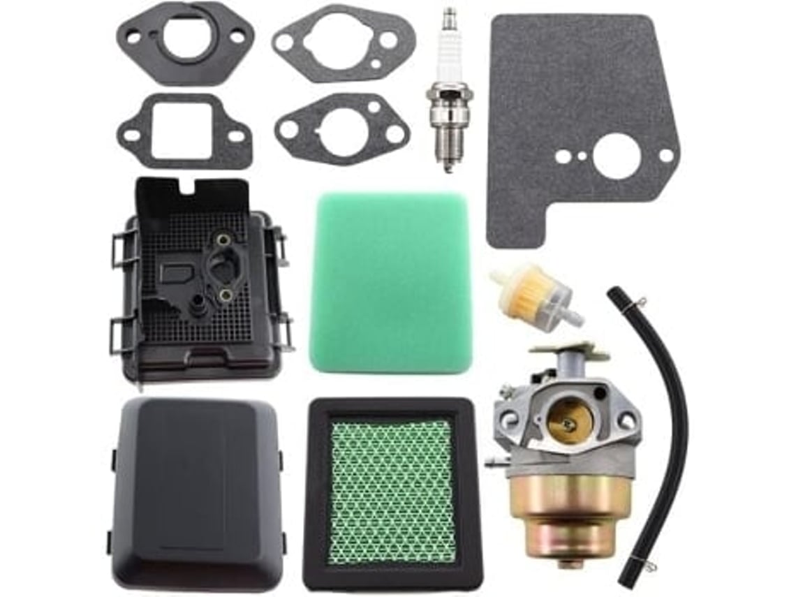 Carburador con filtro de aire, cubierta de filtro de aire, kit para cortacésped GC135, GC160, GCV160, GCV190, reemplaza 17231 ZM0 040 Hr Panoona