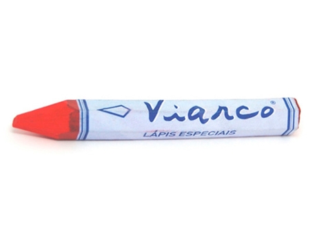 Tiza de Carpintero VIARCO Rojo Grande 107