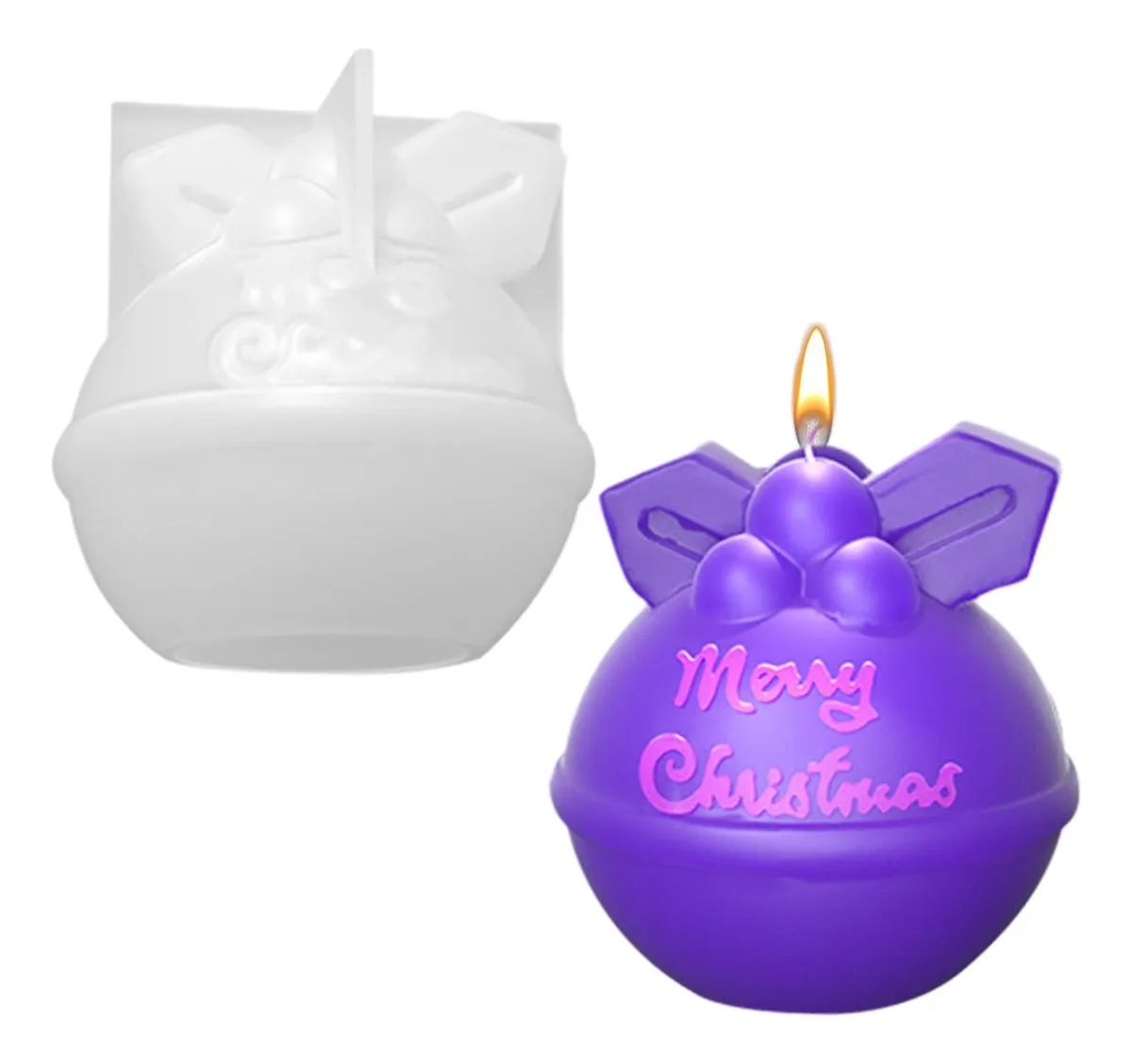 Moldes de silicona 3D navideños para resina epoxi Moldvayotoy