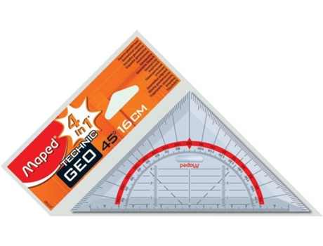 Escuadro MAPED Technic Geo (45° - 16 cm)
