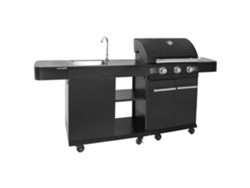 COOK'IN GARDEN Cocina Exterior Modular Fyra 3 Quemadores