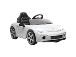 Coche Eléctrico Infantil Deportivo Ruf Gt 3-5 Años Mando Música Blanco