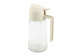 Pulverizador De Aceite De Oliva De 470 Ml, De Vidrio Y Plástico, A Prueba De Fugas, Para Cocina, Barbacoa, Asados Y Ensaladas, Color Blanco.