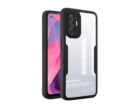 Funda Proteção Frente Verso para Oppo Oppo Reno5 Z GIFT4ME Negro