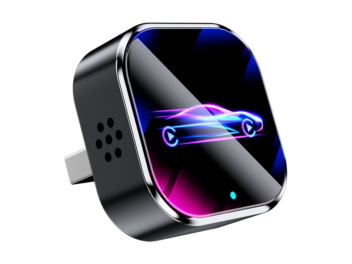 Adaptador Carplay Sem Fio, Plug Play, Compatível Com Apple Ios 10+ E Carros Com Carplay Com Fio (preto) Eifson