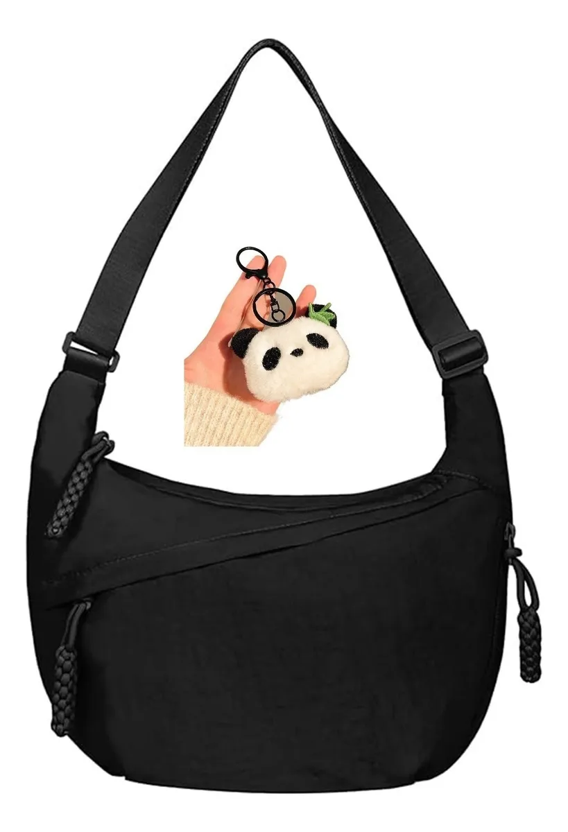 Bolso bandolera de media luna, bolso bandolera de gran capacidadvayotoy