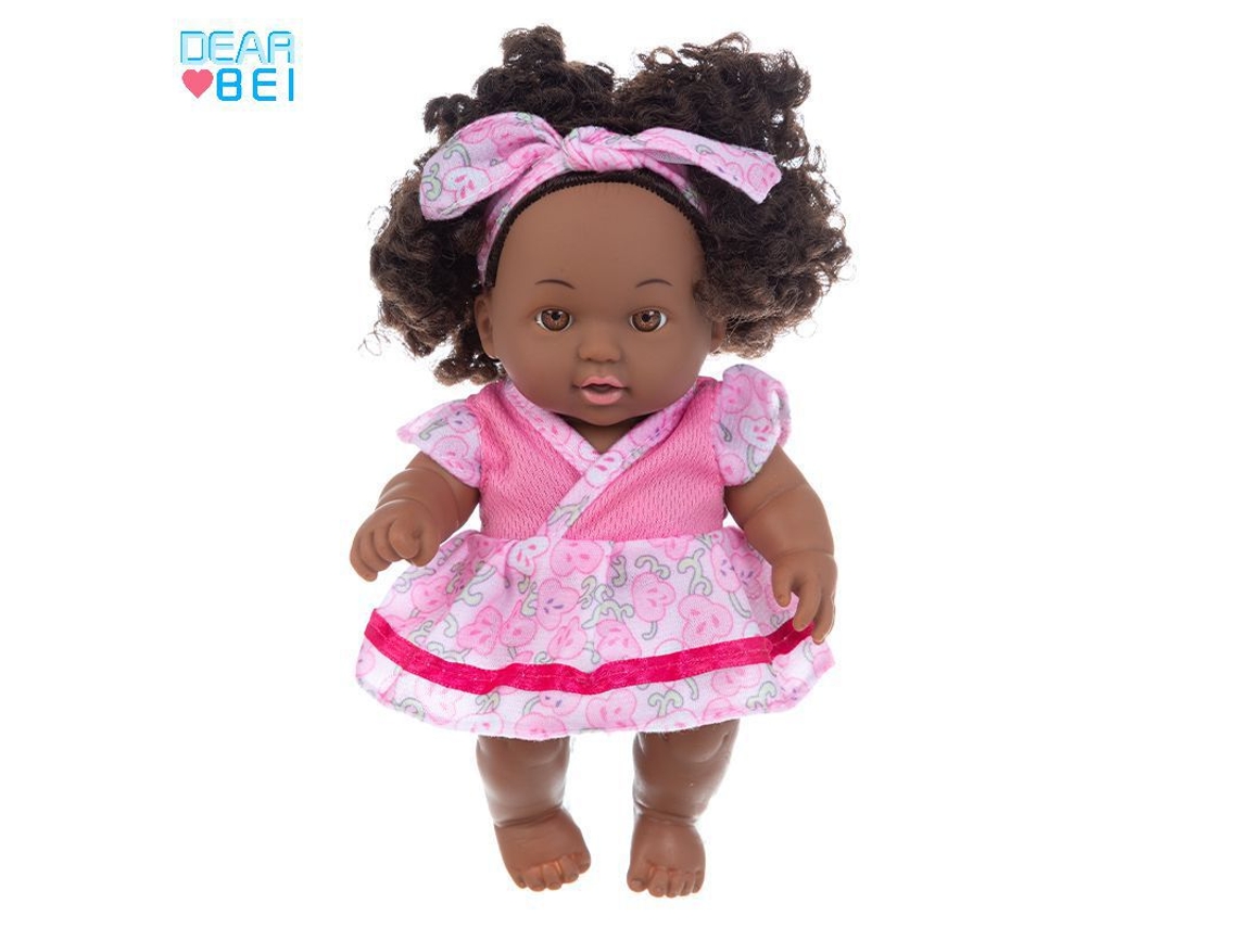Muñeca Africana Negra De 20 Cm, Muñeca Adorable Teñida Con La Técnica Tie-dye, Muñeca De Consuelo, Juguete Para Niños