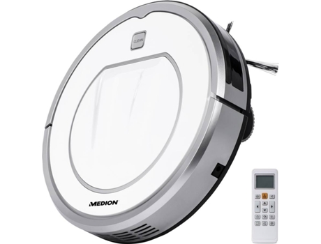 Aspirador Robot MEDION MD 19100 (Autonomía 90 min - Blanco)
