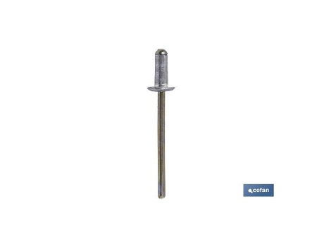 Remache aluminio multigrip 4 x 13 caja 1000 unid.