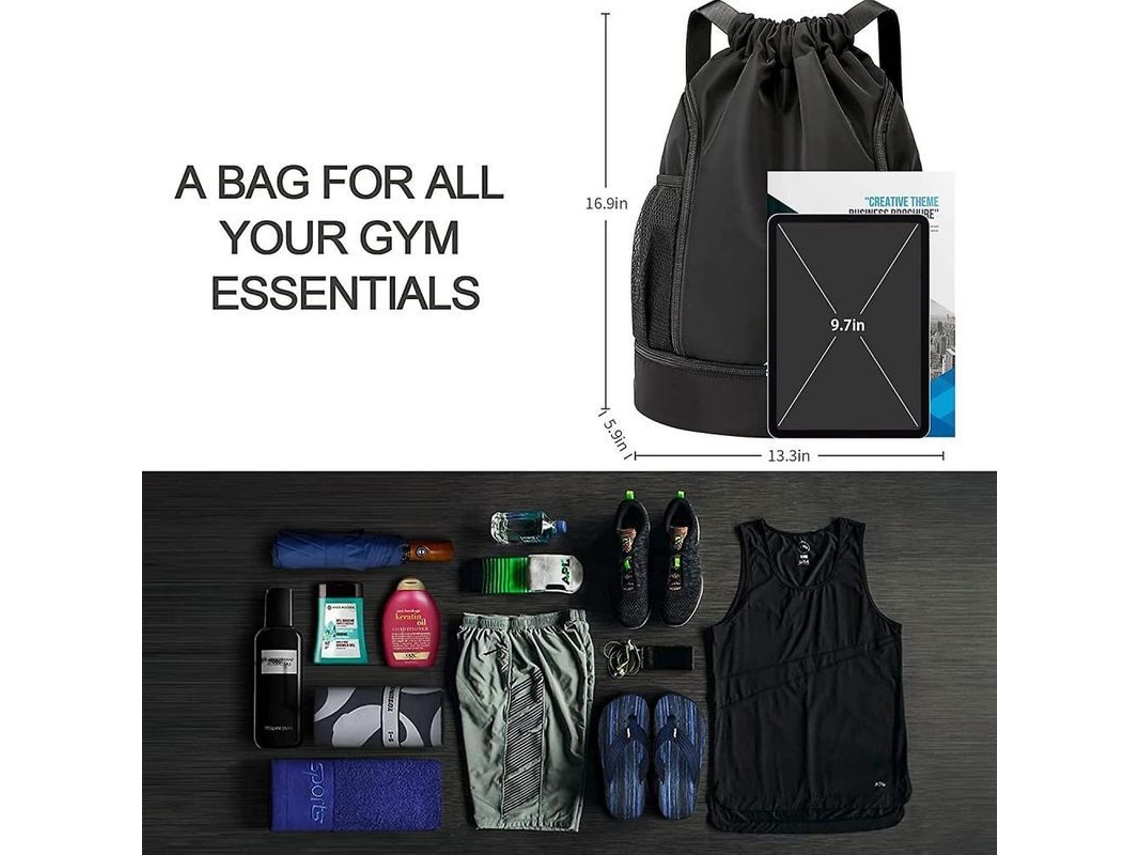2026-mochila Deportiva Impermeable 2023 Con Compartimento Para Zapatos Y Portabotellas Hvl Amarillo
