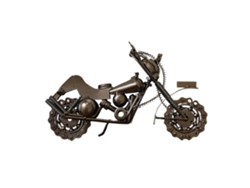 Modelo de motocicleta de hierro estilo retro para decoración de mesa 1031