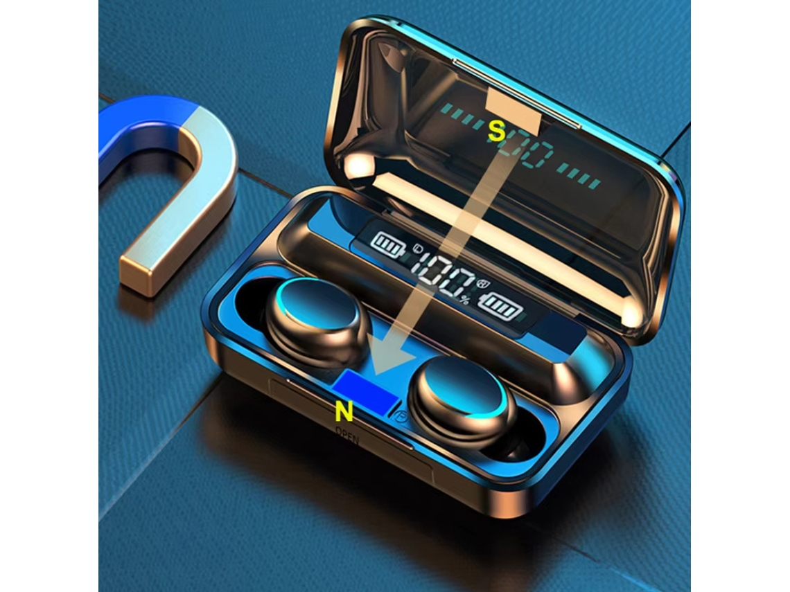 Auriculares Inalámbricos Para Juegos Bluetooth Con Pantalla Digital, Control De Volumen Y Cancelación De Ruido.