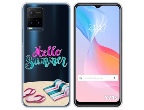 Carcasa Vivo Y21s / Y33s TUMUNDOSMARTPHONE Dibujos Transparente Multicolor