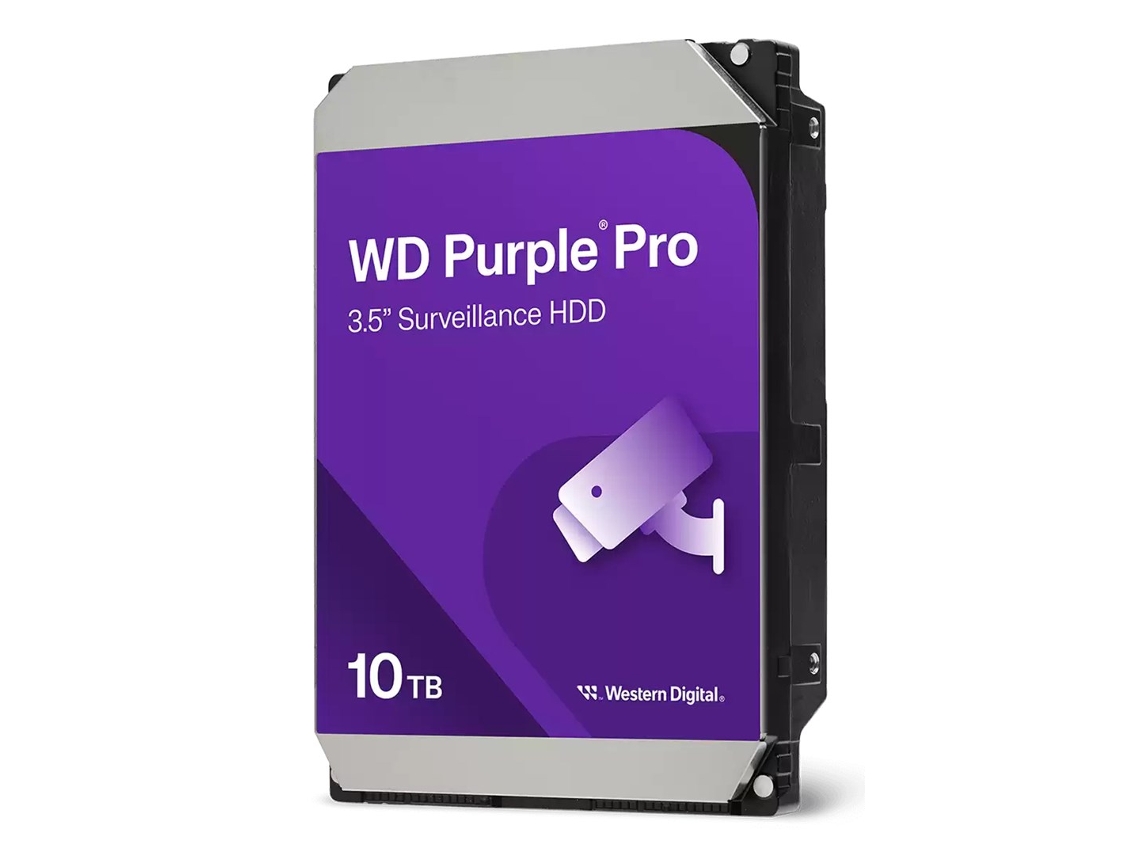 Disco duro interno Western Digital Purple Pro Wd102purp 10 Tb 7200 Rpm 512 Mb 3.5 Serial ATA III