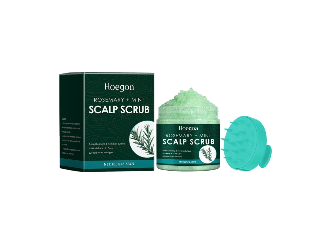 Gel exfoliante suave para cabello y cuero cabelludo