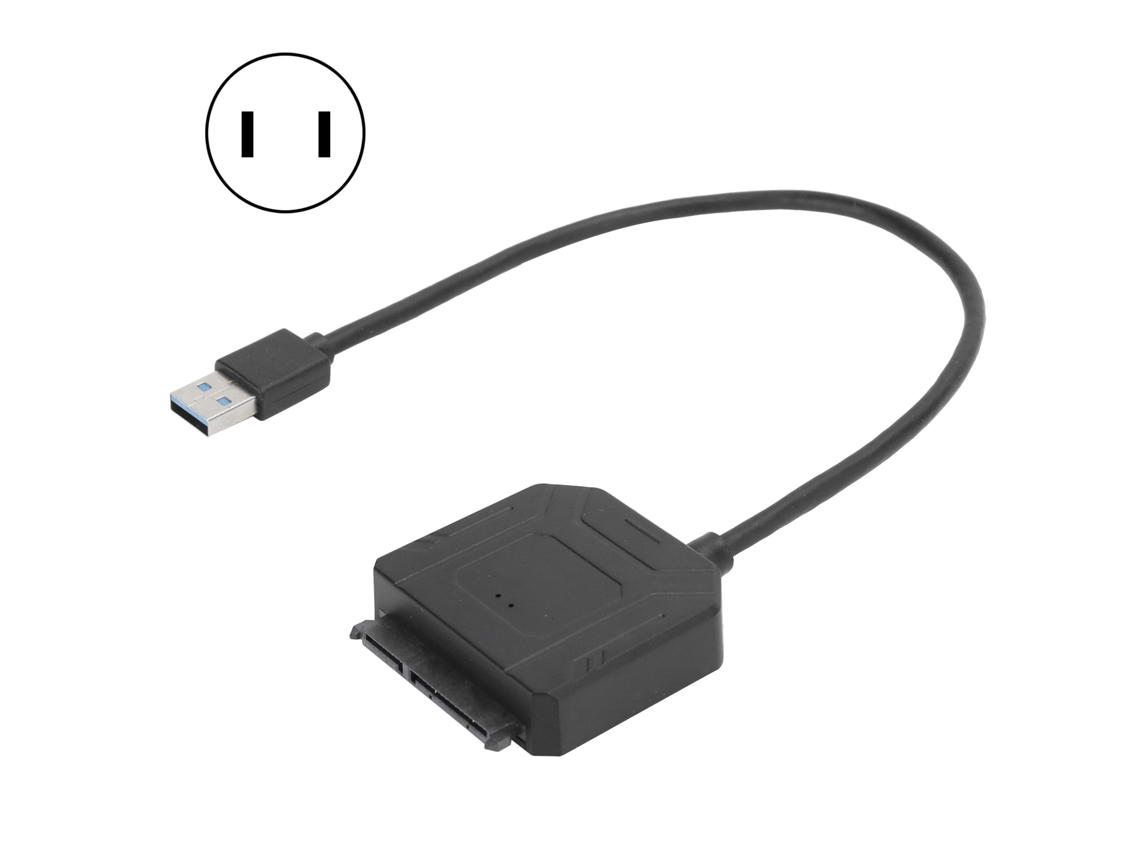 Cabo Adaptador Para Conectar Disco Rígido, Suporta Ssd/hhd, Portátil Sata.