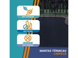Manta térmica piscina AquaBubble Crystal BLACK 700 3.25 x 6.00 m PISCIHOGAR