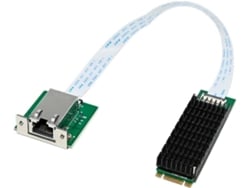 Tarjeta De Red Aqc107 10gbe M.2 B+m Con Puerto Adaptador Ethernet Rj45