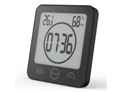 Reloj de pared para baño con termómetro y temporizador Kofihety
