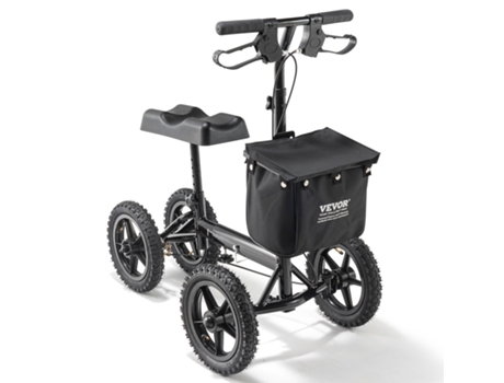 VEVOR Scooter de rodilla Andador de rodilla orientable de aluminio Scooter de recuperación plegable 350LB