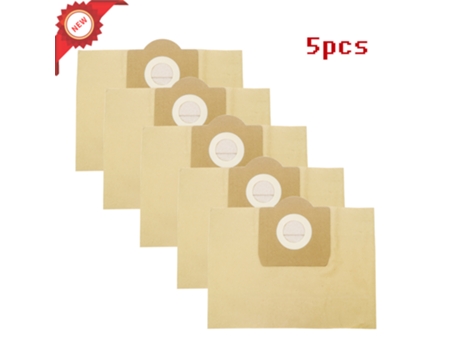 Bolsas de aspiradora de 5 piezas, bolsa de papel con filtro para Karcher A2204 A2656 Wd3200 Wd3300 para Rowenta Rb88 Ru100 Ru101