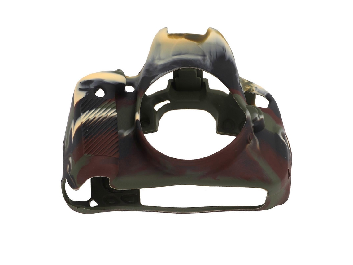 Funda protectora de silicona para cámara Eos 600d, carcasa protectora para cámara, camuflaje Saisiyiky