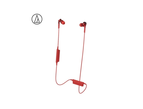Auriculares Bluetooth Original Audio-Technica Ath-Cks550Xbt Inalámbrico deportivo Compatible con iOS Android Huawei Xiaomi Oppo Teléfono móvil Rojo