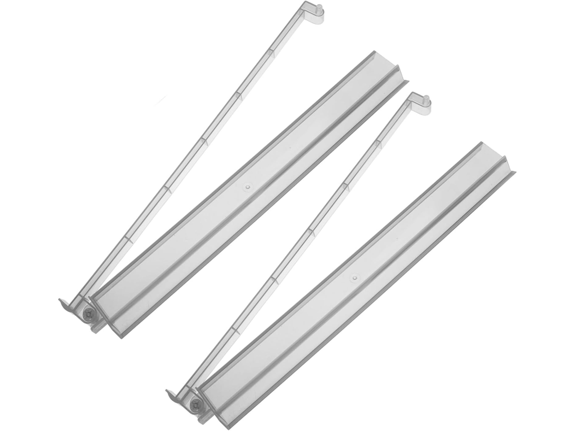 Regla De Mahjong De 2 Piezas Con Botón Pulsador, De Plástico Transparente, Accesorio Para Juegos Americanos.
