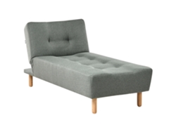 Chaise Longue Beliani Alsten Verde Poliéster 75x161x80