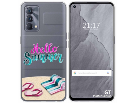 Carcasa Realme GT Master Edition TUMUNDOSMARTPHONE Dibujos Transparente Multicolor
