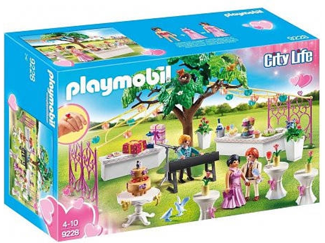 PLAYMOBIL City Life: Banquete de bodas (Edad Mínima: 4)