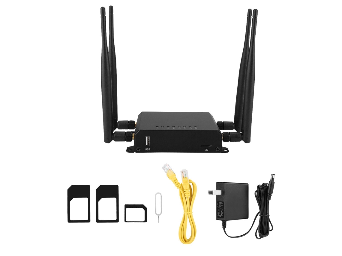 Router Inalámbrico 4g De Grado Industrial (compatible Con Tarjeta Sim, Adecuado Para Europa)